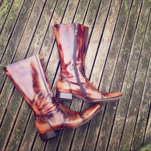 Brown Italian Leather Boots by J.D. Mizrachi